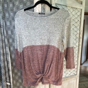 Pink clover sweater